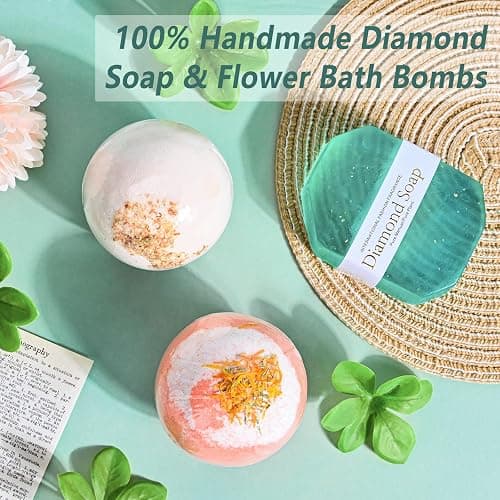 Get Well Soon Gifts For Women, 10 Pcs Care Package Get Well Gift Basket, Self Care Gifts with Luxury Flannel Blanket, Relaxing Spa Box Thinking of You Basket for Her, Mom Sister Best Friends thumbnail 6