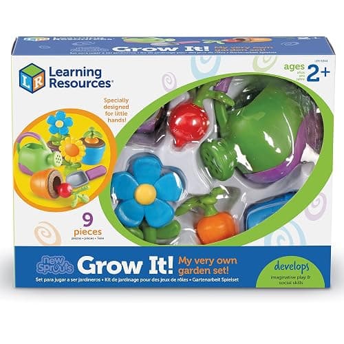 Learning Resources New Sprouts Grow It! Toddler Gardening Set - 9 Pieces, Ages 2+ Toddler Learning Toys, Garden Toys for Kids, Spring and Easter Toys for Boys and Girls thumbnail 8