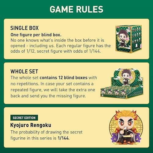 POP MART Demon Slayer Birth Flower Series Figures, Blind Box Figures, Random Design Action Figures Collectible Toys Home Decorations, Holiday Birthday Gifts, Single Box thumbnail 5