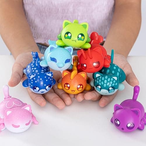 Aphmau MeeMeow Mystery Figures 6 Pack – Series 4; YouTube Gaming Channel, Blind Box, 6 of 8 Possible Under The Sea MeeMeows, Official Merch thumbnail 4