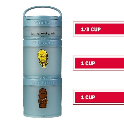 Whiskware Star Wars Stackable Snack Pack, Darth Vader & Storm Trooper thumbnail 3