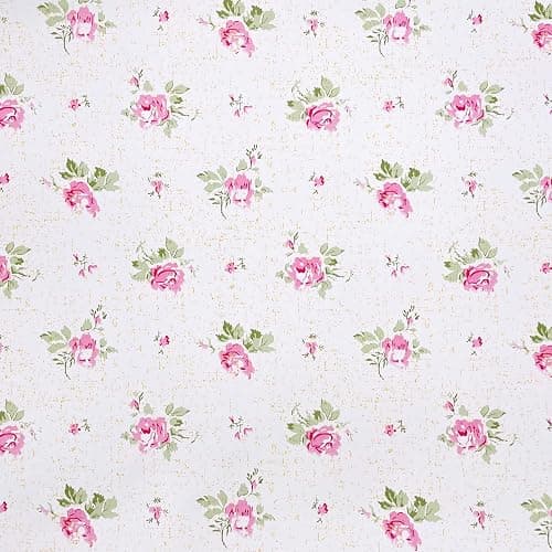 Yifasy 32.8ft Roll Pink Rose Shelf Liner Peel and Stick Wallpaper Revamp Furniture Wall Surface Decor Paper (L-393.7x17.7 Inch) thumbnail 6