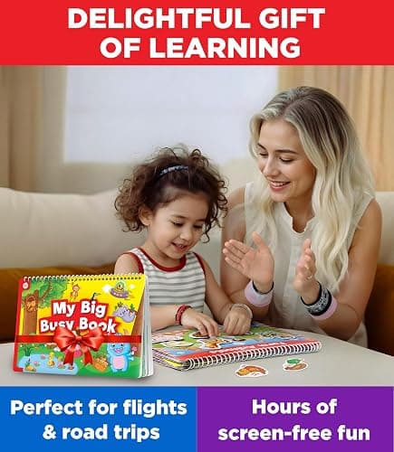 Doctor Jupiter Montessori Preschool Busy Book for Toddlers 3+ Year Olds | Preschool Learning Activities - Educational Travel Toys | Birthday Gift Ideas for Boys & Girls thumbnail 9