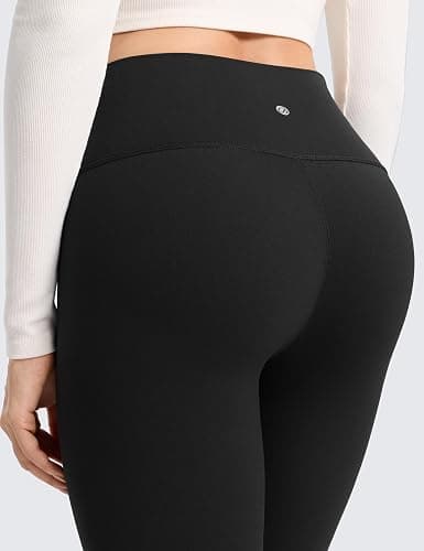 CRZ YOGA Matte Fleece Lined Leggings 28'' | Thermal, Casual, Full Length, Winter, for Women thumbnail 6