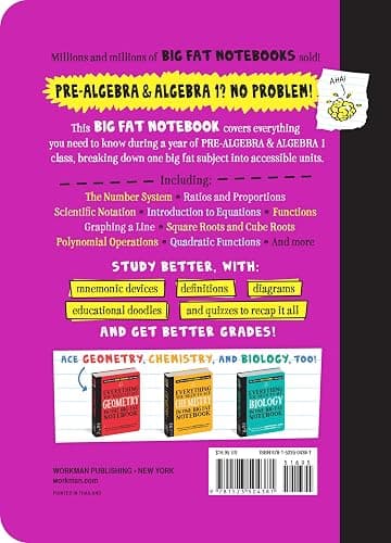 Everything You Need to Ace Pre-Algebra and Algebra 1 in One Big Fat Notebook thumbnail 2