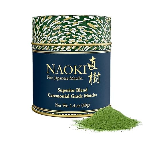 Naoki Matcha Superior Ceremonial Blend – Authentic Japanese First Harvest Ceremonial Grade Matcha Green Tea Powder from Uji, Kyoto (40g / 1.4oz) - Image 1