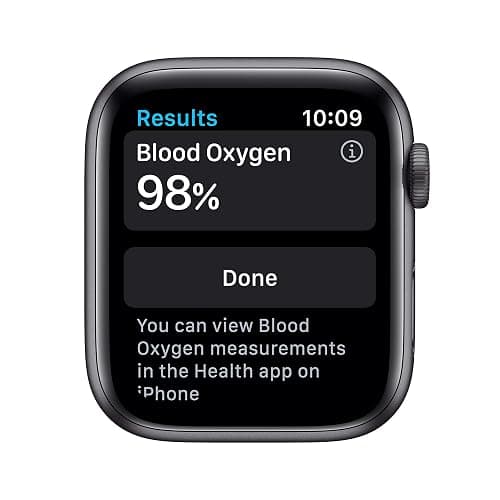 Apple Watch Series 6 (GPS, 44mm) - Space Gray Aluminum Case with Black Sport Band (Renewed) thumbnail 3