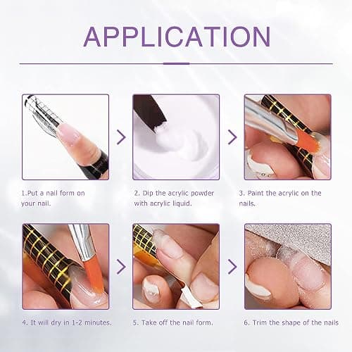 SULLMAR Acrylic Monomer Liquid Monomer Acrylic Nail Liquid 5fl.oz Nail Acrylic Liquid Nail Tips For Acrylic Nails Professional Nail Monomer Liquid Odorless Monomer 2.5fl.oz/75mlx2pcs thumbnail 6