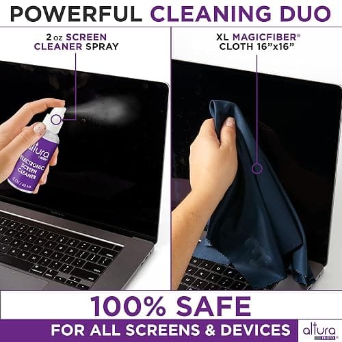 Keyboard Cleaner & Laptop Cleaning Kit - All-In-One Electronic Screen Cleaner for Computer, PC, MacBook, iPhone, Camera Accessories - Gifts for Gamers Men, Stocking Stuffers for College Tech Guy Geeks thumbnail 3
