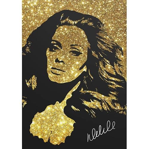 Adele Glitter Effekt Art Pre unterzeichnet Foto Poster Drucken – großartige Qualität – 30,5 x 20,3 cm (A4) - Image 1