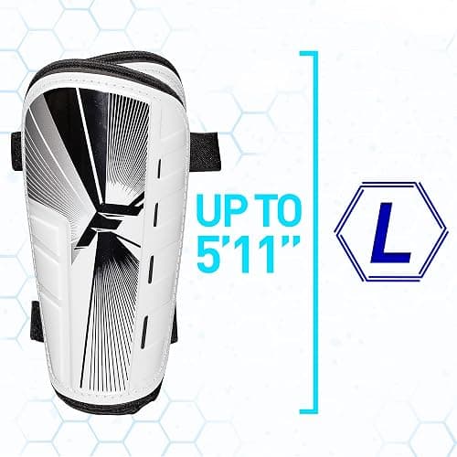 Franklin Sports Soccer Shin Guards for Youth + Adults - Superlight Shin Guards for Men, Women + Kids - (2) Shin Guard Set for Boys + Girls thumbnail 2