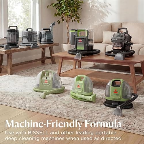 BISSELL Little Green Mini Portable Carpet and Upholstery Deep Cleaner, Car/Auto Detailer, with HydroRinse Self-Cleaning Tool and 4" Tough Stain Tool, Tea Green, 4075 thumbnail 2