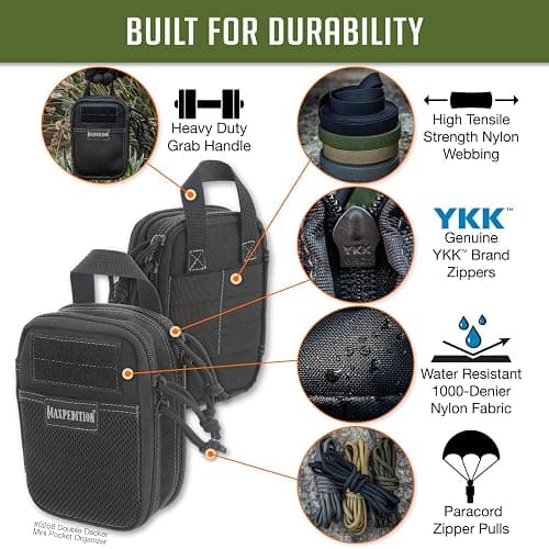 MAXPEDITION Double-Decker Pocket Organizer, Tactical Tool Pouch for Organization, EDC Pouch for Everyday Carry thumbnail 3