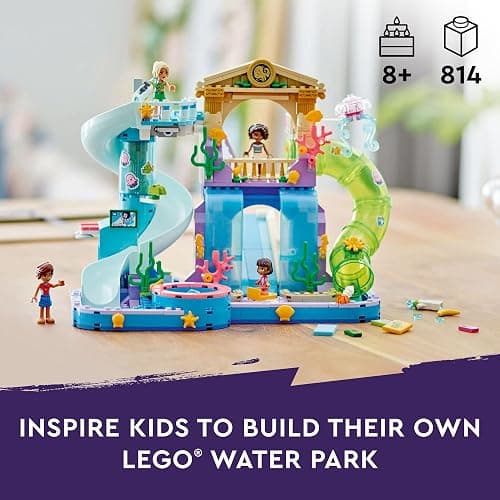 LEGO Friends Heartlake City Water Park Building Toy - Pretend Play Toy Figures & Playsets for Girls & Boys, Ages 8+ Years - Gift for Kids W/Mini-Dolls - 42630 thumbnail 2