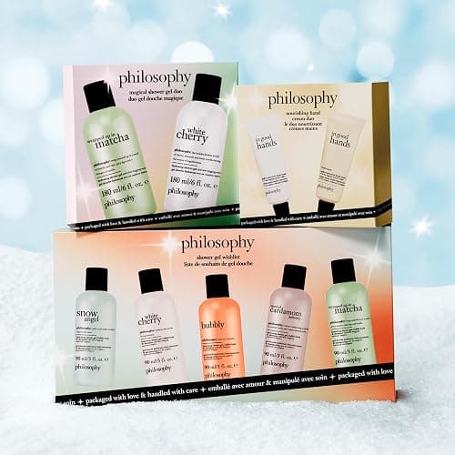 philosophy scent-sational hydrating bath & shower gels - efficiently cleanses, soothes & comforts dry skin - vegan & cruelty free formula thumbnail 3