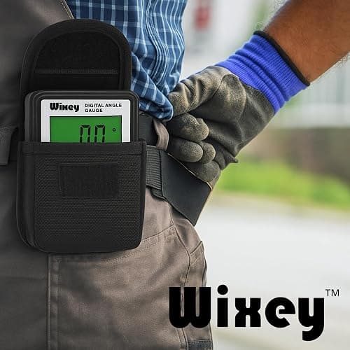 Wixey Digital Angle Gauge with Backlight – Easy-to-Read Magnetic Digital Angle Finder for Table Saw & Miter Saw – Precision Measuring Tools for Woodworking Tasks Like Cutting Bevels & Compound Angles thumbnail 6