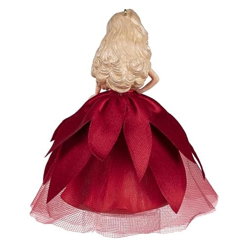 Hallmark Keepsake Christmas Ornament, plastic, 2022 Holiday Barbie Doll thumbnail 4