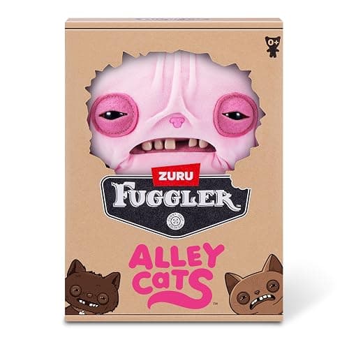 Fuggler Alley Cats 9-Inch Plush Toy (Wrinkle Mcstinkles) by ZURU – Funny Ugly Monster Stuffed Animal with Human-Like Teeth, Collectible Plush for Kids, Tweens, Teens, Adults & Cat-Loving Weirdos thumbnail 7