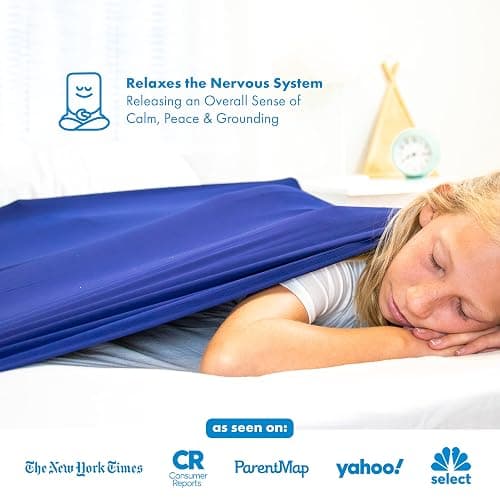 Harkla Compression Sheet for Kids - Full Compression Sheets for All Night Comfort - Breathable and Stretchy, Great for a Calming Sleep Experience - Sensory Bedsheets for Kids - Makes Great Gifts thumbnail 2