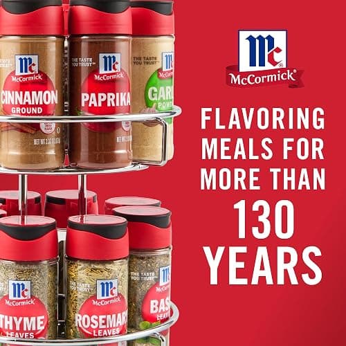 McCormick Spice Rack, Two Tier Chrome, Featuring 16 Herbs & Spices for Everyday Cooking, Great Gift for Housewarming, Wedding & Bridal Shower, 26.09 oz thumbnail 17