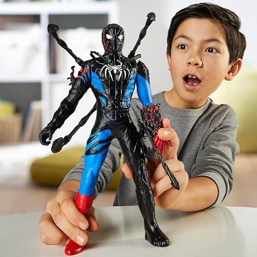 Marvel Spider-Man VenomVersus Spider-Man Liquid Shifter Action Figure with Accessories, 11-Inch-Scale (27 cm) Super Hero Toys for Kids Ages 4 and Up thumbnail 11