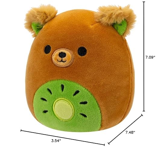 Squishmallows Original 5-Inch Mitchard Kiwi Bear - Official Jazwares Plush thumbnail 2