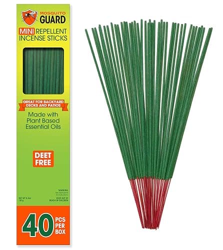 Mosquito Repellent Outdoor Patio Sticks 40 Pcs, 30Hrs Protection - Natural Mosquito Repellent Citronella Incense Sticks, Backyard Travel Camping Bug Repellent Outdoor & Indoors Gnat Mosquito Control thumbnail 3
