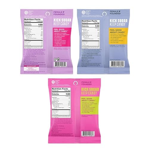 SmartSweets Variety Pack Sampler, Pack of 6 Individual Flavors, Low Sugar & Calorie Candy - Sweet Fish, Sourmelon Bites, Peach Rings, Sour Blast Buddies, Red Twists, & New Soft Caramels thumbnail 2