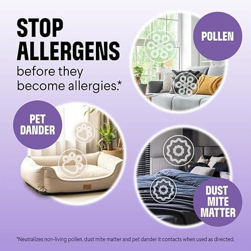 Clorox PURE Allergen Neutralizer Fabric and Carpet Spray, Nighttime Calm, 26 Fluid Ounces thumbnail 3