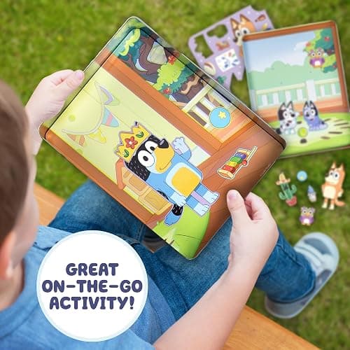 Bluey Magnetic Playset, Magnet Activity Toys, Great Birthday Parties, at-Home Activities, or Screen-Free Fun, Perfect Travel or Road Trip, Hours of Fun for Kids Ages 3,4,5,6,Multicolor,Medium,214618 thumbnail 5