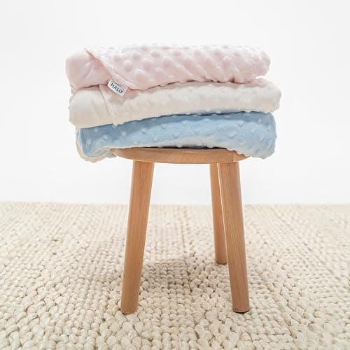 HALO Sleepsack Swaddle, 3-Way Adjustable Swaddle Blanket, TOG 3.0, Velboa Plush Dots, Cream, Newborn, 0-3 Months thumbnail 2