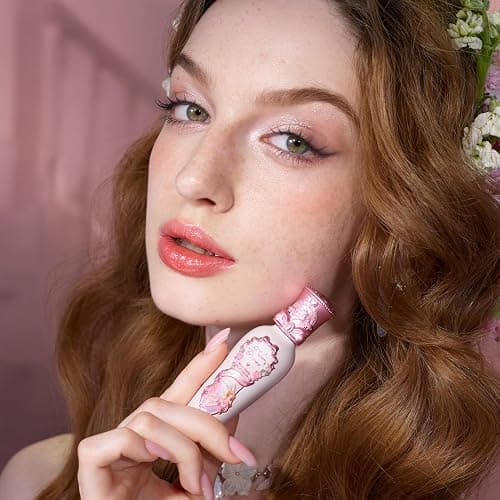 Flower Knows Midsummer Fairytales Coating Lip Lacquer,Glowy Non-Fading Lip Gloss,Hydrating Tinted Lip Oil for Girls&Women,Vegan & Cruelty Free,0.17Fl Oz(G02 Little Flower Fairy) thumbnail 5