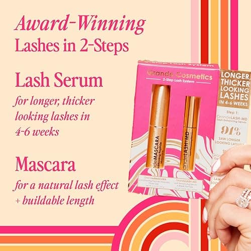 Grande Cosmetics Lash & Brow Care Systems – Multi-Step Enhancing Sets for Longer, Fuller, Healthier Look thumbnail 2