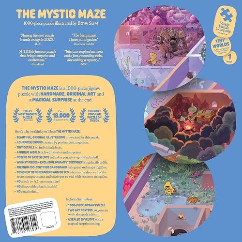 The Mystic Maze • 1000-Piece Jigsaw Puzzle from The Magic Puzzle Company • Series One thumbnail 3