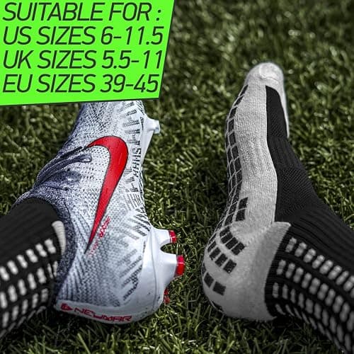 Lux Dual Grip Socks - Soccer Grip Socks for Men and Women. GripArray Performance & Comfort thumbnail 10