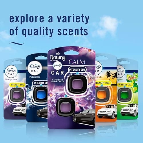 Febreze Car Vent Clip, Downy Calm Scent, 2 Count, 0.13 oz Total thumbnail 7