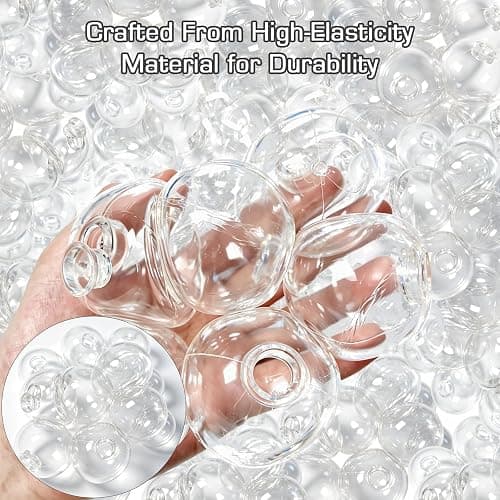 15pcs DIY Squishy Stress Ball Making Kit – Blank Skins with Air Pump & Expander Tool, Make Your Own Transparent Fidget Pressure Balls for Adults thumbnail 4
