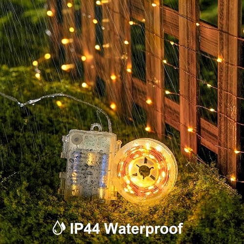JMEXSUSS 2 Pack Fairy Lights Battery Operated with Remote, Warm White | Total 400LED 132ft String Lights, Twinkle Fairy Lights for Bedroom, Classroom, Dorm, Tree, Party, Patio, Indoor Outdoor Decor thumbnail 6
