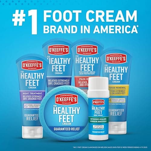 O'Keeffe's for Healthy Feet Intensive Healing Balm; Guaranteed Relief for Extremely Dry; Cracked Feet; Heel Balm that Instantly Fills Dry; Cracked Heels; 2.2oz Stick; (Pack of 1) thumbnail 6