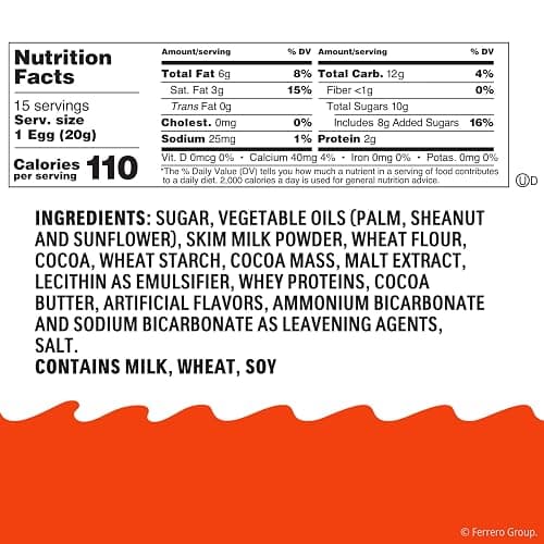 Kinder Joy Eggs, Bulk 15 Count, Holiday Treat Plus Toy, Sweet Creams and Chocolatey Wafer Bites, Stocking Stuffer for Kids, Individually Wrapped, 10.5 oz - 0.7 Ounce (Pack of 15) thumbnail 2