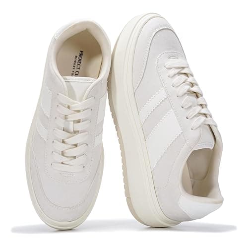 Project Cloud Platform Sneakers for Women - Lightweight Memory Foam Insole Womens Sneakers - Non-Slip Fashion Sneakers for Women Footwear - Women's Fashion Platform Shoes (Nita) - Image 1