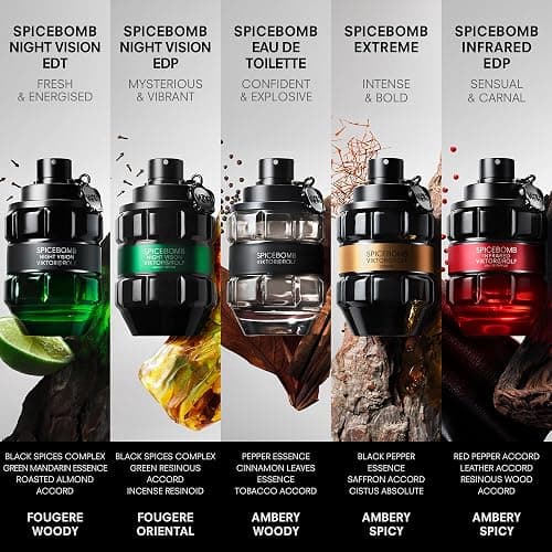 Viktor&Rolf Spicebomb Eau de Toilette - Gourmand Cologne for Men | Fragrance with Cinnamon, Black Pepper & Tobacco Accord - Long Lasting - Warm Mens Scent Perfect for Cool Nights thumbnail 6