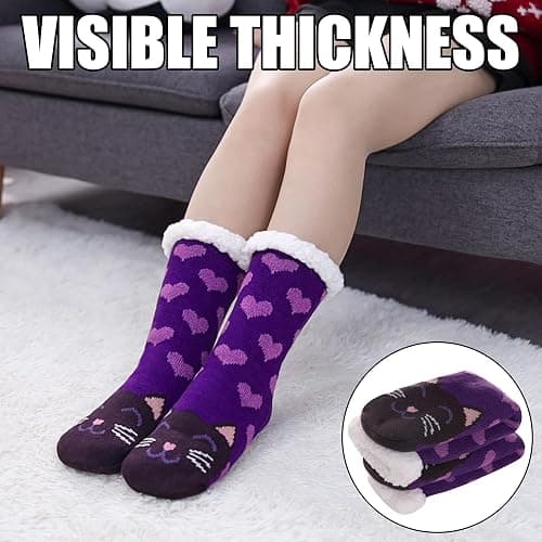 Purple socks thumbnail 5