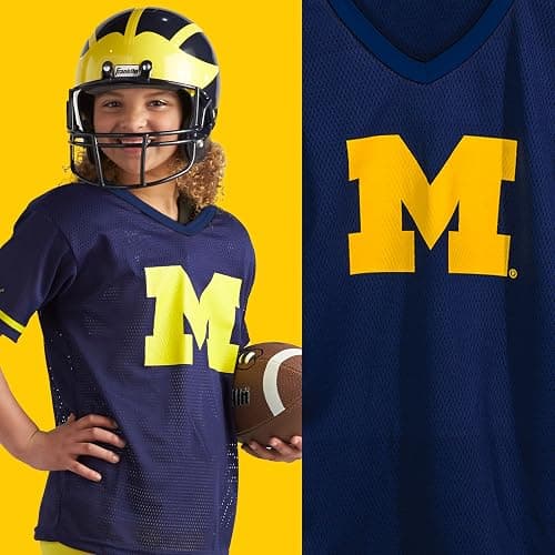 Franklin Sports NCAA Kids College Football Helmet + Jersey Sets - NCAA Team Uniform Costume Set - Toy Sets thumbnail 7