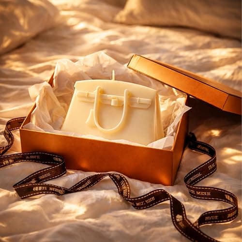 Handbag Candle in GiftBox - Air Wax - Designer-Inspired Luxury Gifts for Women - Birthday Gift for Women - Unique Gift for Her - Bougie Gifts for Girlfriend - Luxury Home Decor thumbnail 4
