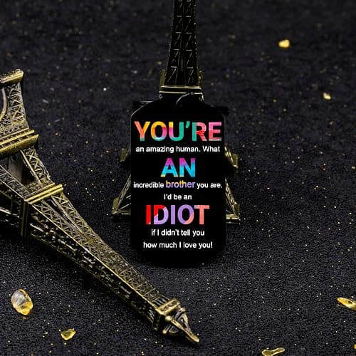 Big Brother Gifts Brother Birthday Gifts from Sister Little Sentimental Brothe Keychain Gift for Brothe-in-Law Adults Christmas Stocking Stuffers Valentine Graduation Present for Him Male thumbnail 6