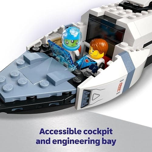 LEGO City Modular Galactic Spaceship Toy - Buildable Space Toy for Kids, Boys and Girls, Ages 7+ - Includes 4 Astronaut Minifigures & Alien Figure - Gift Idea for Birthdays and Holidays - 60446 thumbnail 3