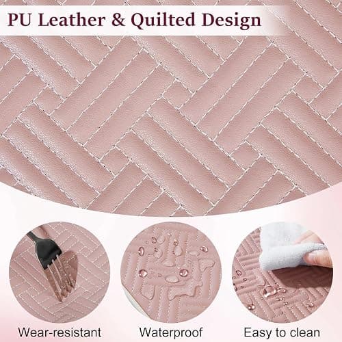 MHJY Bible Bag Leather Bible Cover Case for Women Zipper Quilted Bible Cover with Bible Tabs and Shoulder Strap Crossbody Purses for Book Cover thumbnail 3