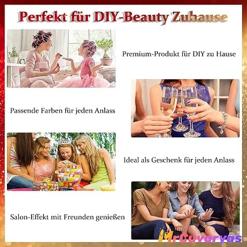 4PCS Glitzer Nagellack Set - Ungiftiger Nagellack Auf Wasserbasis für Mädchen, Shimmer Schnelltrocknender Nail Polish für DIY Nageldesign Maniküre zu Haus, Roter Gold Silber Glitzer (Schwarz) thumbnail 8