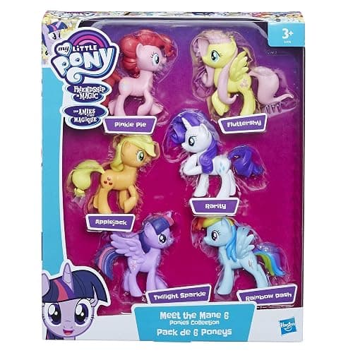 My Little Pony Friendship is Magic Toy Meet The Mane 6 Collection Set - 6 Pony Figures Including Twilight Sparkle, Kids Ages 3 and Up (Amazon Exclusive) thumbnail 2